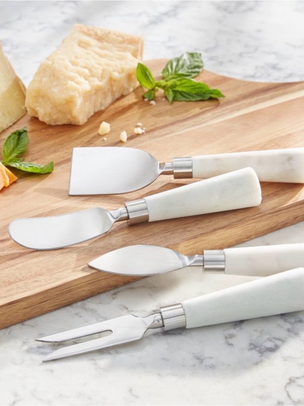 4 piece cheese knife set